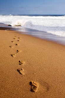 Costs. Library Image: Footsteps in Sand